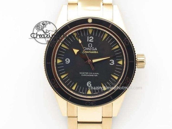 0206 Seamaster 300M Chronometer SS “007” Limited Edition OMF 1:1 Best Edition on SS Bracelet A2824 (Black Balance Wheel) V Seasonal 7952